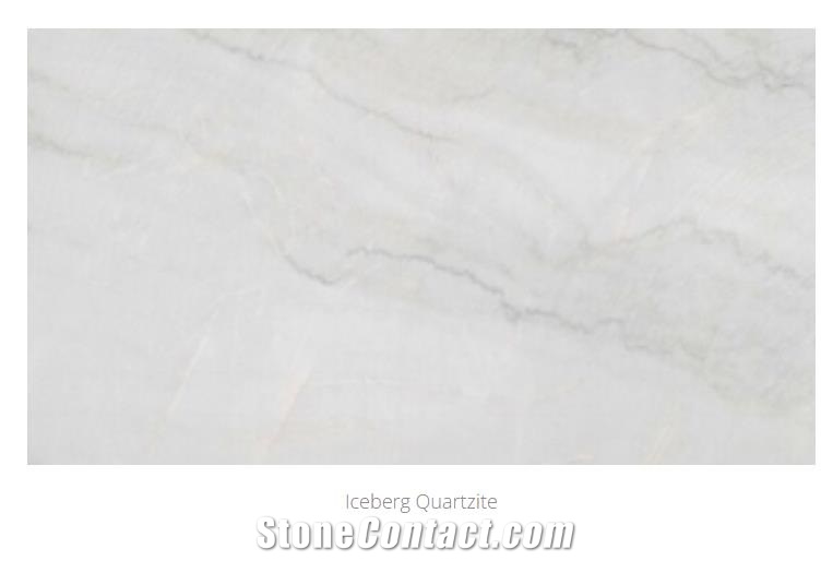 Iceberg Quartzite Slabs, White Quartzite Slabs