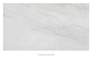 Iceberg Quartzite Slabs, White Quartzite Slabs