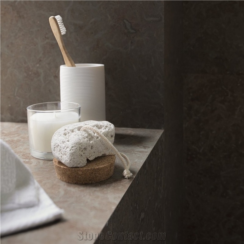 Oeland Red Limestone- Alboke Limestone Tiles Yard Selection