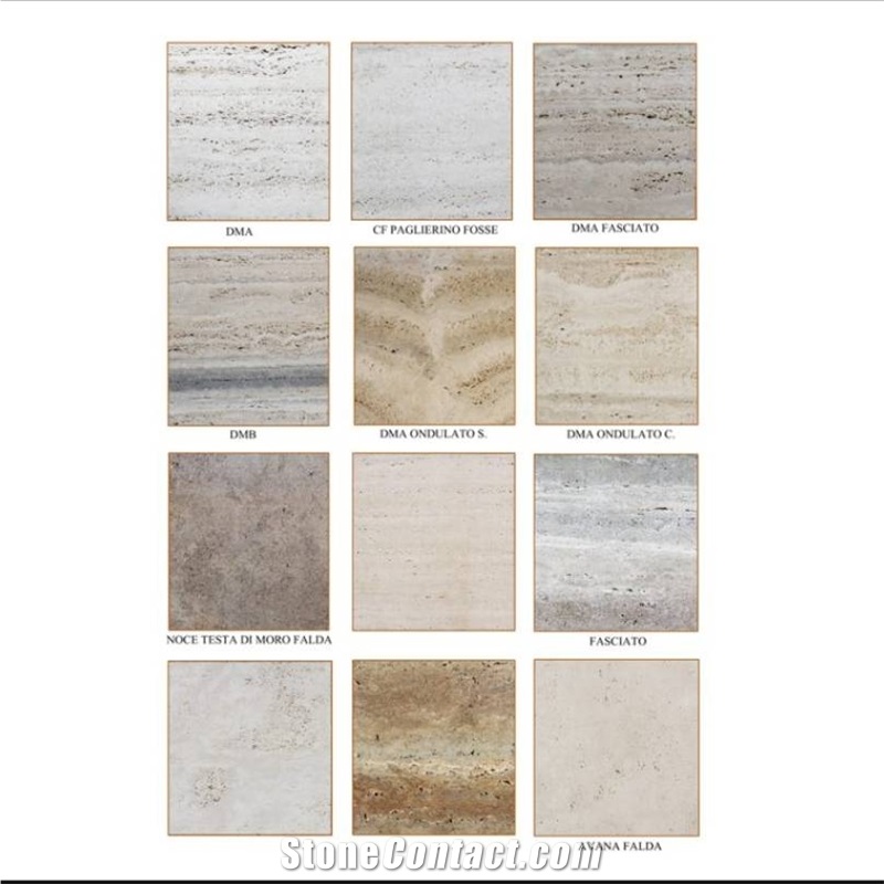 Travertino Bianco Navona, Travertine Tiles & Slabs