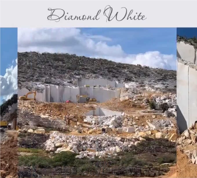 Diamond White Quartzite Quarry