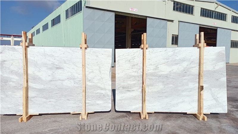 Mugla White Marble Slabs