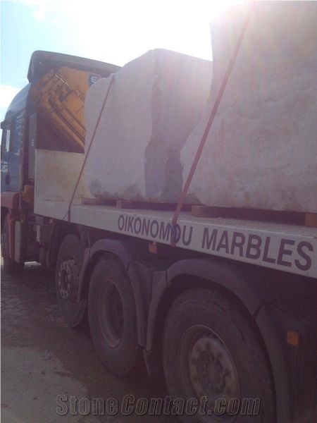 Volakas Marble, Kavala White Marble Blocks