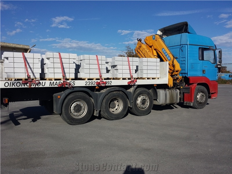 White Marble Kerbstone
