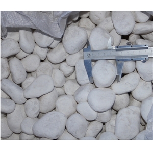 Cheaper Walkway Snow White  Pebble Stone On Sales