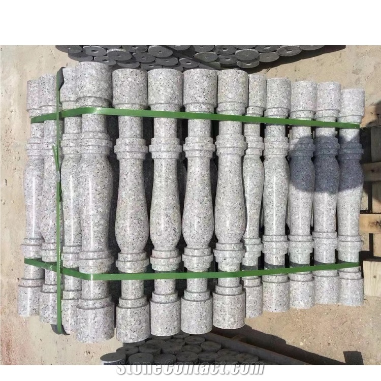 Custom Yelllow Granite Railing Outdoor Balustrade 