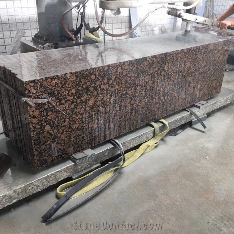 Polished Natural Stone Baltic Brown Granite Slab 