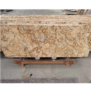 Polished Solarius Yellow Granite Slabs On Sales