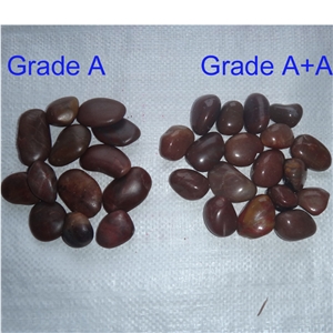 Wholesale Garden Decoration Natural Red River Pebble Stone