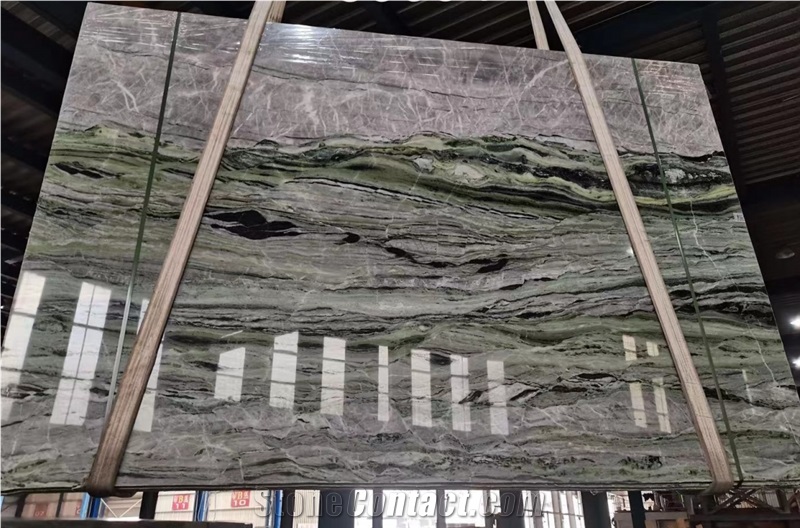 River Jade Marble Slab