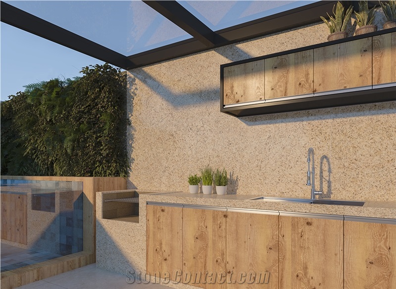 Giallo Topazio Granite Slabs