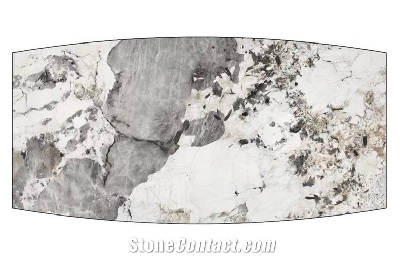 Patagonia Granite Sintered Stone Slab Hotel Wall Background