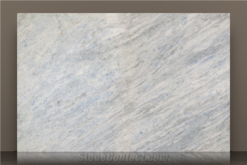 Crystal Quartzite Slabs, Cristallo Ice Quartzite Slabs
