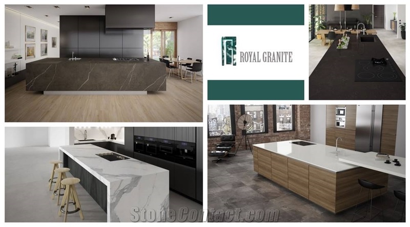 Porcelain Artificial Marble Stone Countertops