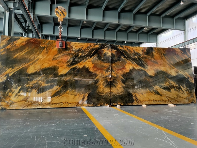Brazil Jacaranda Glod Quartzite