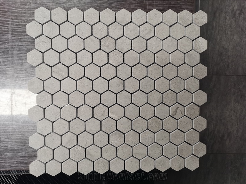 Affordable Honed Grey Marble Mosaic