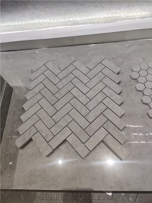 Affordable Honed Grey Marble Mosaic
