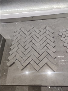 Affordable Honed Grey Marble Mosaic
