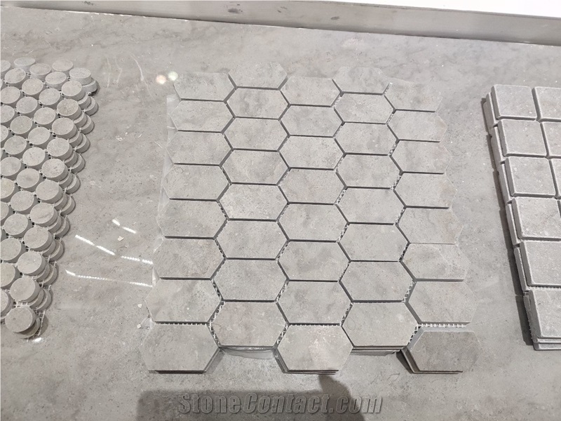 Affordable Honed Grey Marble Mosaic