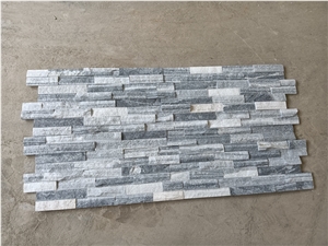 Alaska White Quartz Garder Waterfall Stacked Stone Veneer