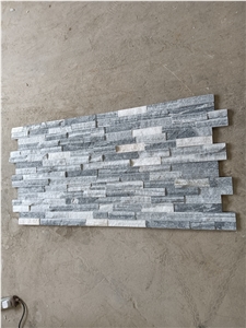 Alaska White Quartz Garder Waterfall Stacked Stone Veneer