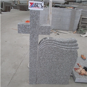 Romania New G664 Granite Cross Headstone