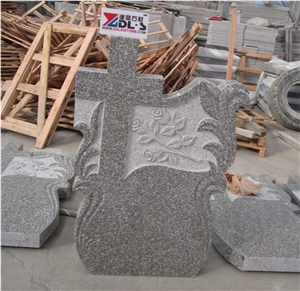 Romania New G664 Granite Cross Headstone