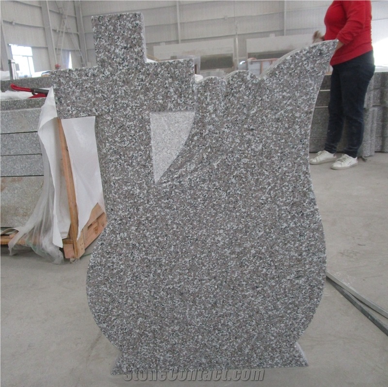 Romania New G664 Granite Cross Headstone
