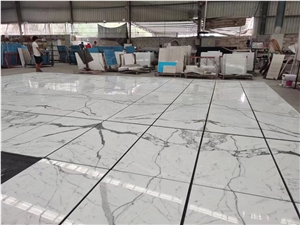 Composite Panels Calacatta Marble Backed With Honeycomb 