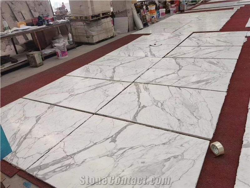 Composite Panels Calacatta Marble Backed With Honeycomb 