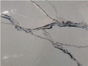 Cuarzo Artificial Calacatta White Quartz With Stable Supply