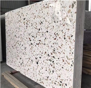 Inorganic Cement Colorful Terrazzo Slabs And Flooring Tiles 