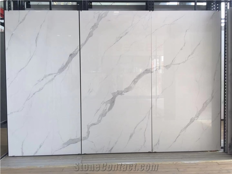 Sintered Stone Big Slabs White Calacatta White Carrara