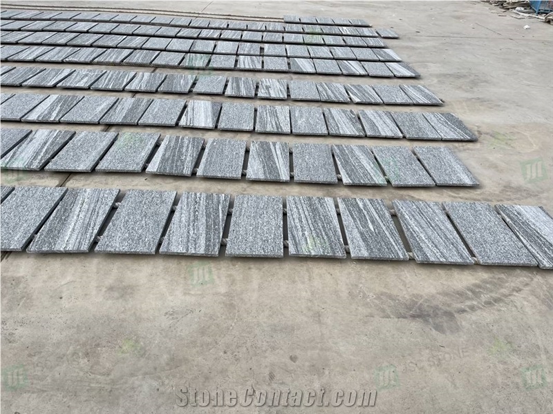 Chinese G302 Nero Santiago Grey Granite Flooring Tiles