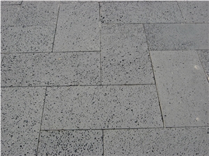 Chinese Grey Basalt Lava Stone Tiles For Outdoor Paving