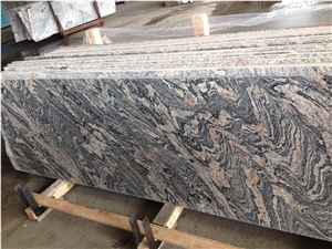 Chinese Red Santiago Multicolor Red Granite Slabs And Tiles