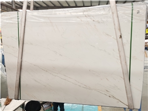 Chinese Statuario Bianco Oriental White Marble Slabs 