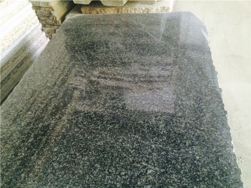 New Impala Black New G654 Dark Grey Granite Slabs And Tiles