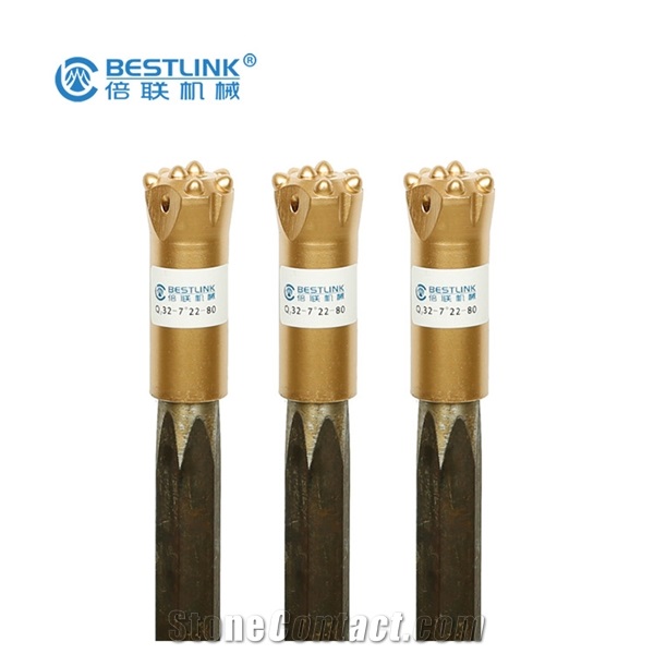 Shank Hex 22*108Mm Taper Drill Rod With Angle 6-12 Degree
