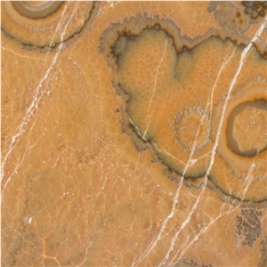 Mexico High Quality Polished Orange Color Onyx Slab