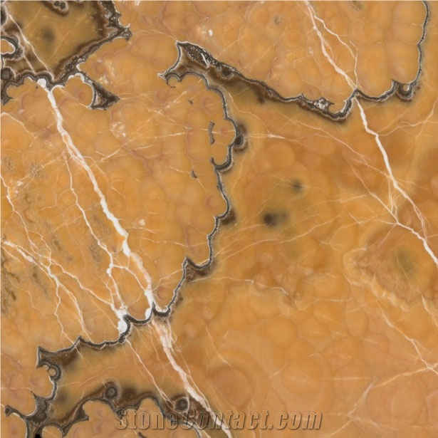 Mexico High Quality Polished Orange Color Onyx Slab