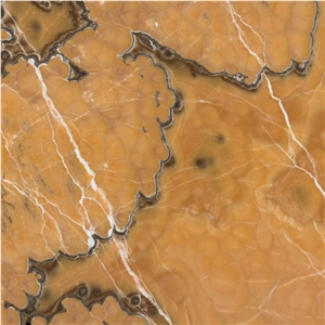 Mexico High Quality Polished Orange Color Onyx Slab