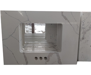 Artificial White Quartz Countertops  White Quartz Vanitytops