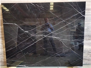 Nero Maquina Marble Thin Panels Translucent Backlit Stone