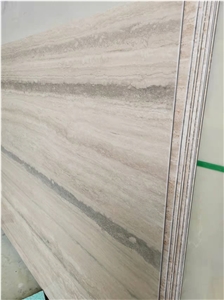 Ocean Blue Travertine  Italian Silver Travertine Thin Panel
