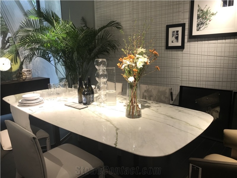 Green Calacatta Marble/ White Marble With Green Veins