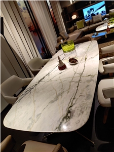Green Calacatta Marble/ White Marble With Green Veins