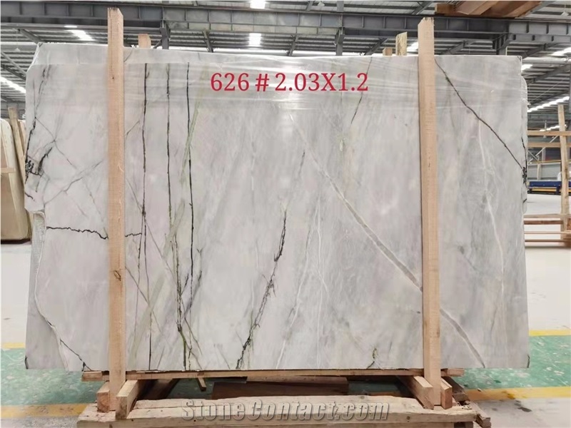 Green Calacatta Marble/ White Marble With Green Veins