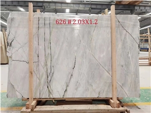 Green Calacatta Marble/ White Marble With Green Veins