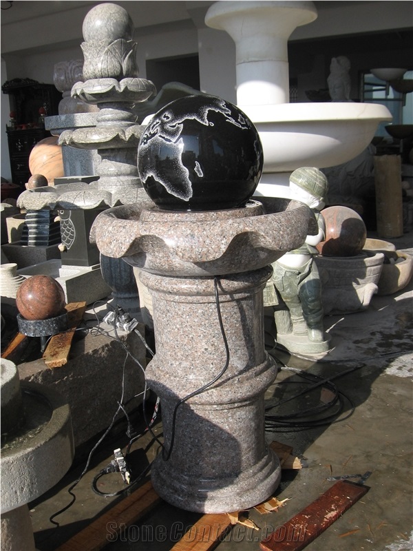 Outdoor Fountain, Stone Garden Fountains, Garden Waterfall